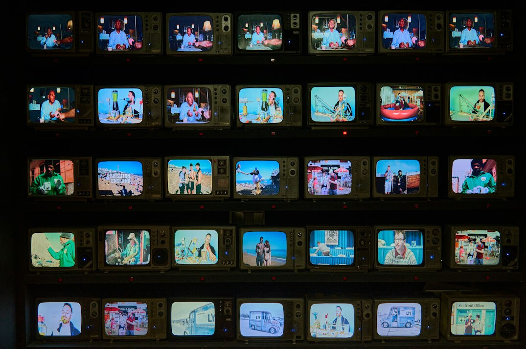 vintage television broadcast